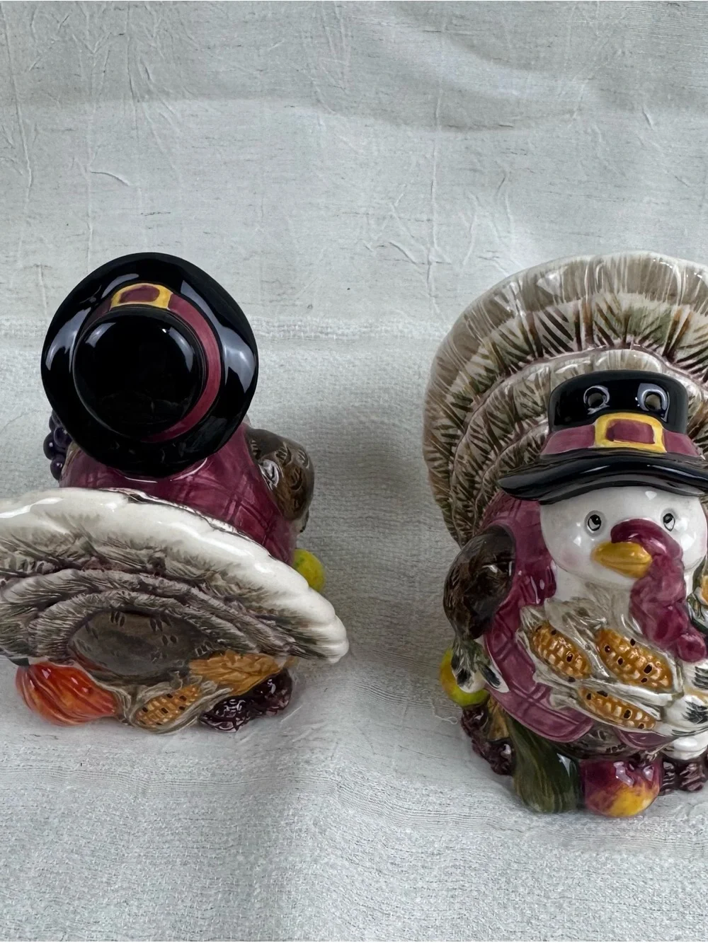 Vintage Jay Imports China Turkey, Salt and Pepper Shakers, Vintage, pre-owned